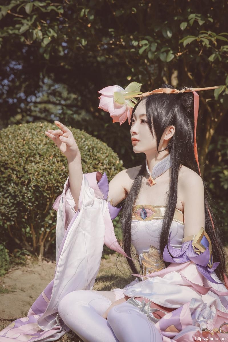 汪汪不给仙贝COS王者荣耀貂蝉 不要爱上妾身哦