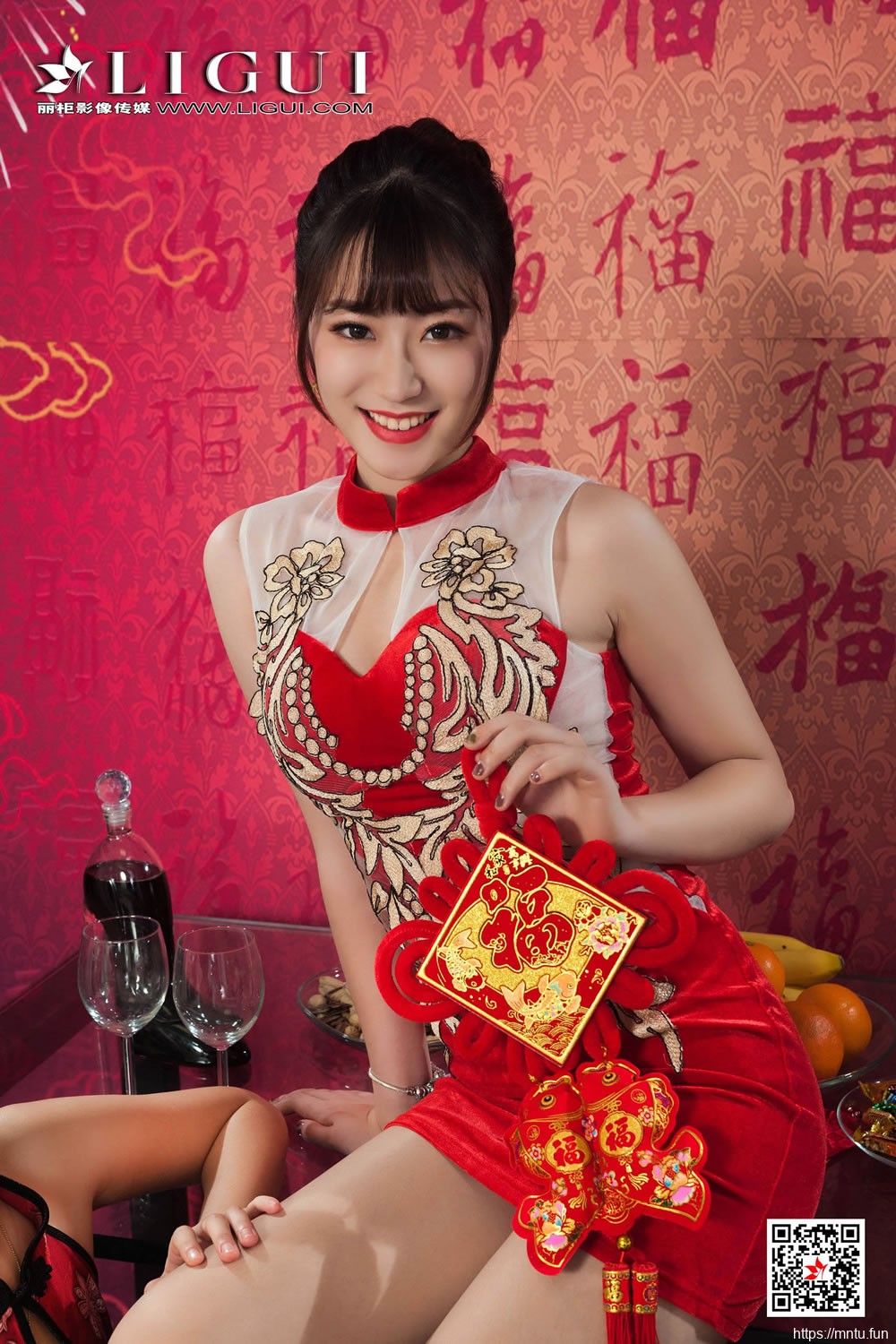 潘潘&amp;amp;安娜《旗袍姐妹花庆新年》 [丽柜Ligui]