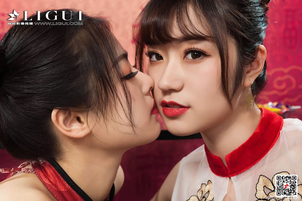 潘潘&amp;amp;安娜《旗袍姐妹花庆新年》 [丽柜Ligui]