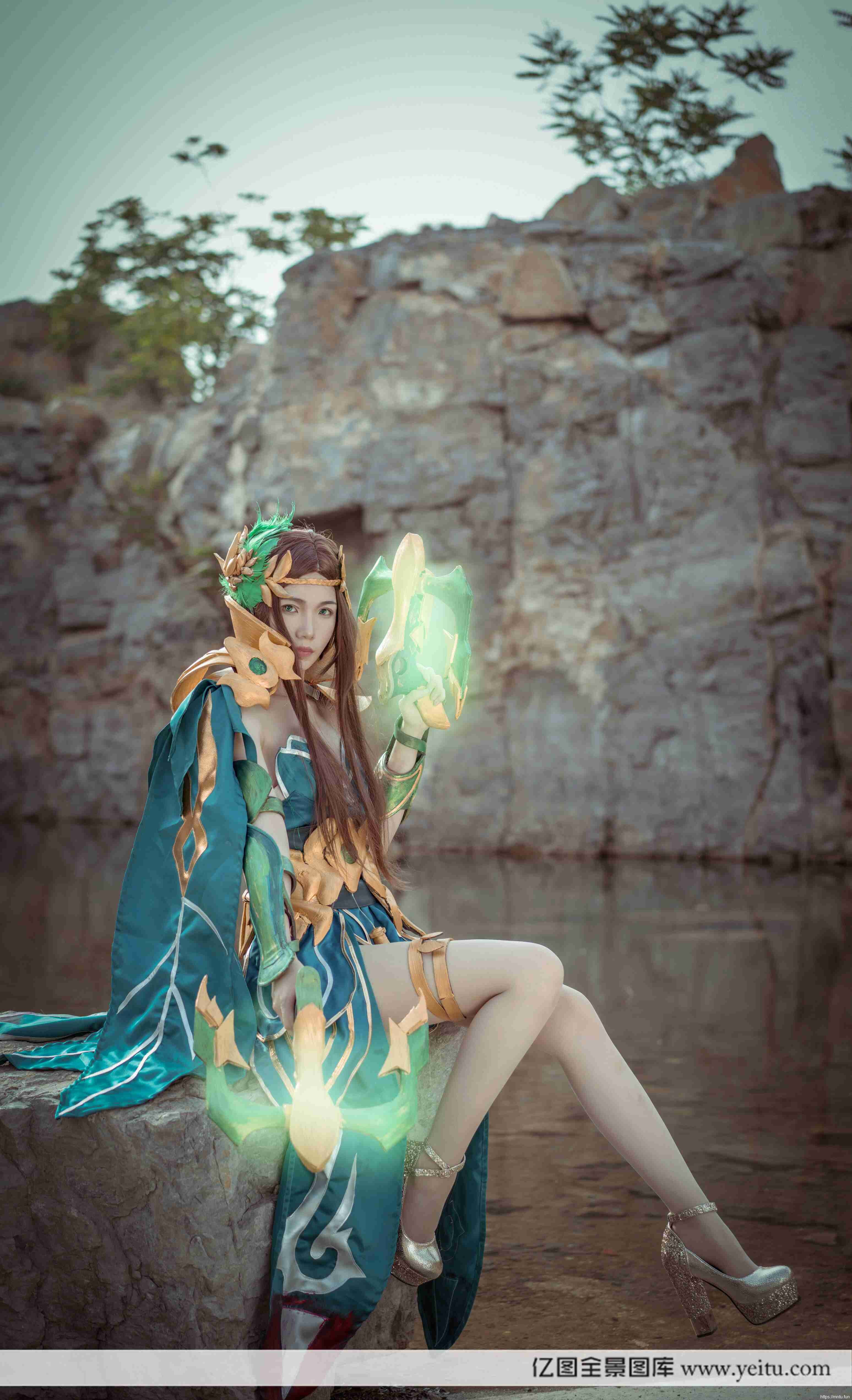 气质美女景天COSPLAY王者荣耀虞姬