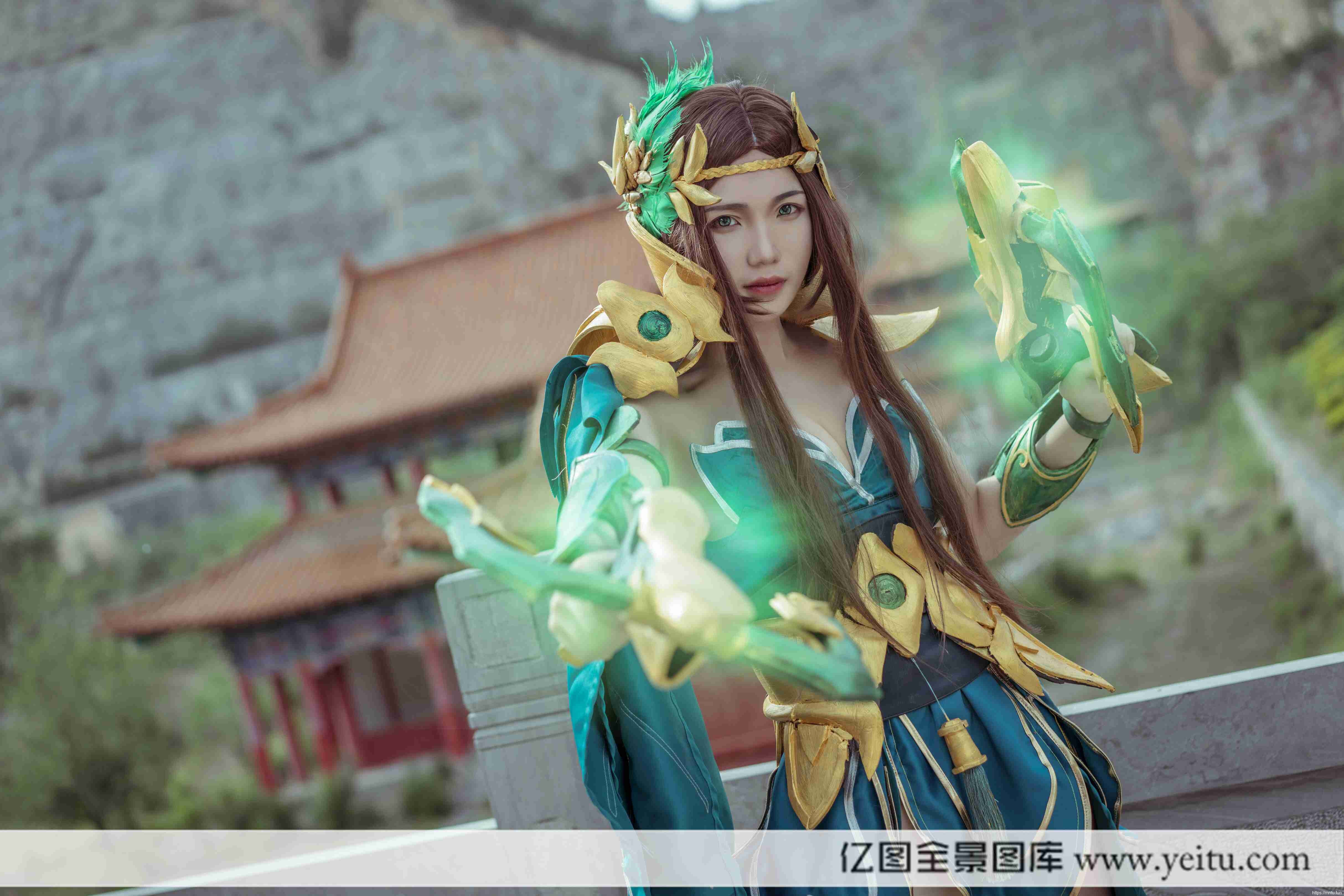 气质美女景天COSPLAY王者荣耀虞姬