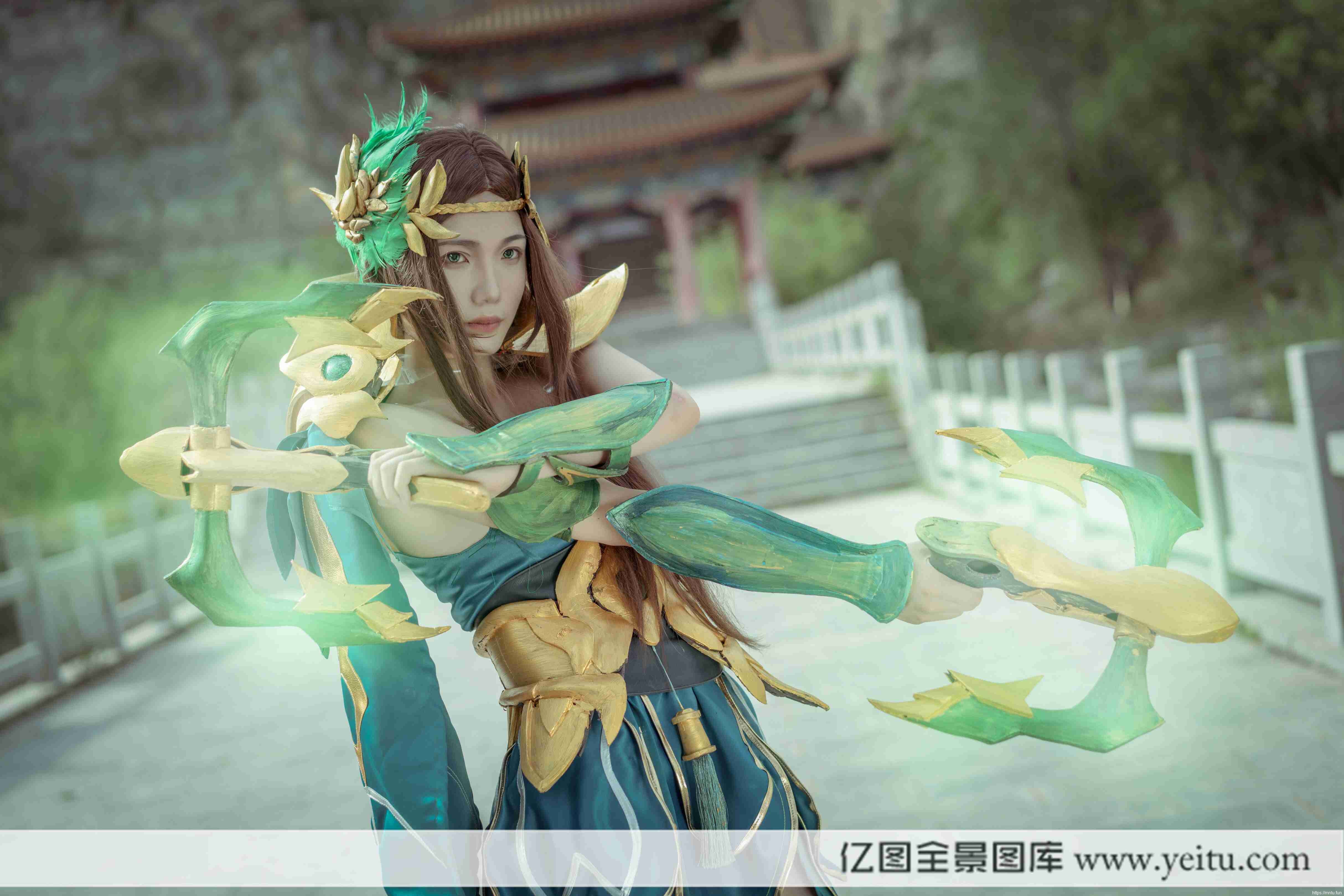 气质美女景天COSPLAY王者荣耀虞姬