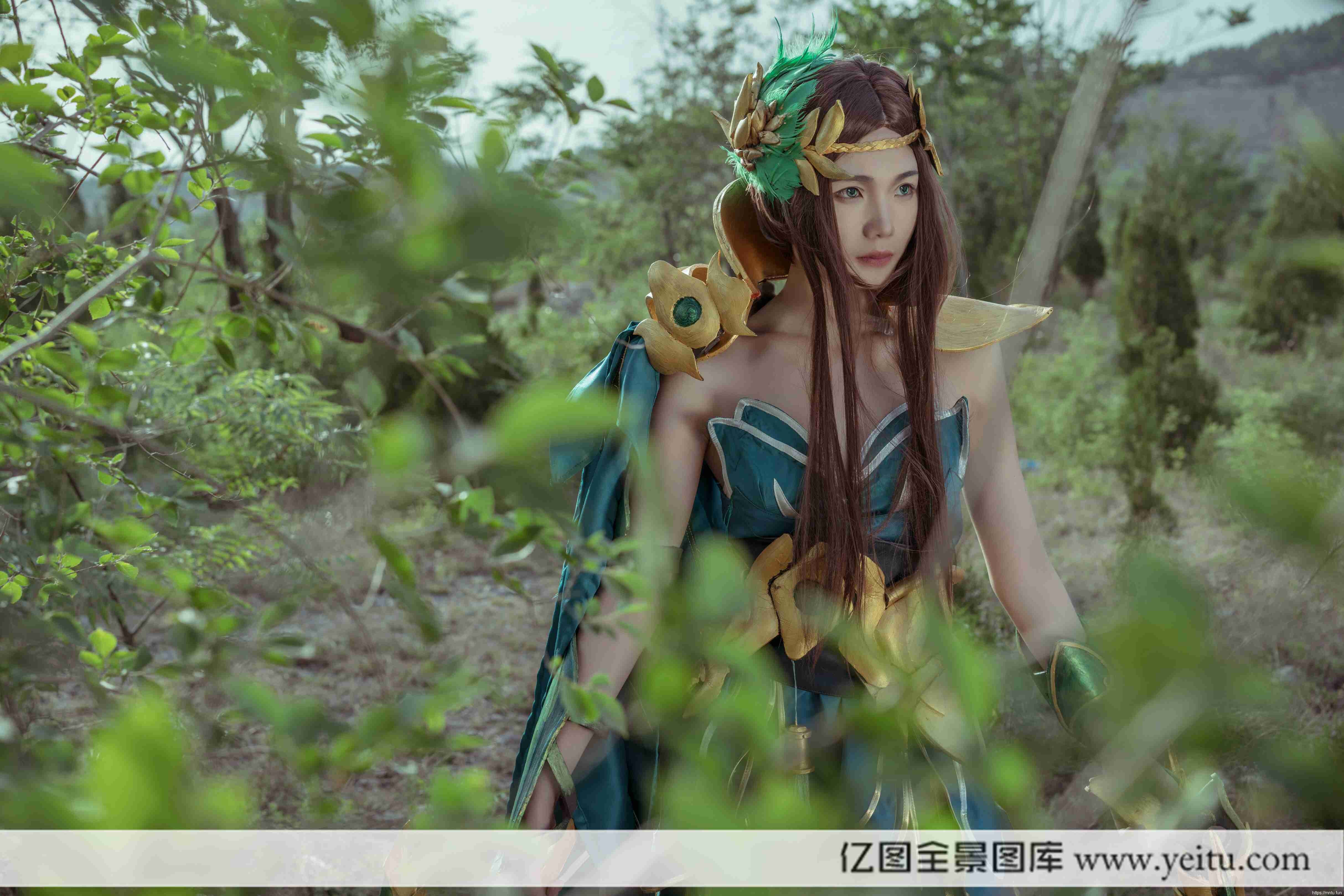 气质美女景天COSPLAY王者荣耀虞姬