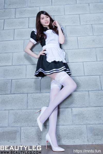 腿模Brindy黑丝旗袍+套裙+女仆