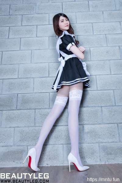 腿模Brindy黑丝旗袍+套裙+女仆