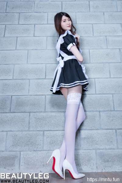 腿模Brindy黑丝旗袍+套裙+女仆