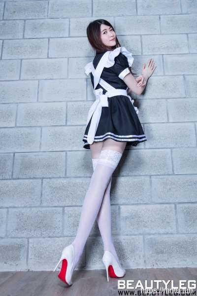 腿模Brindy黑丝旗袍+套裙+女仆