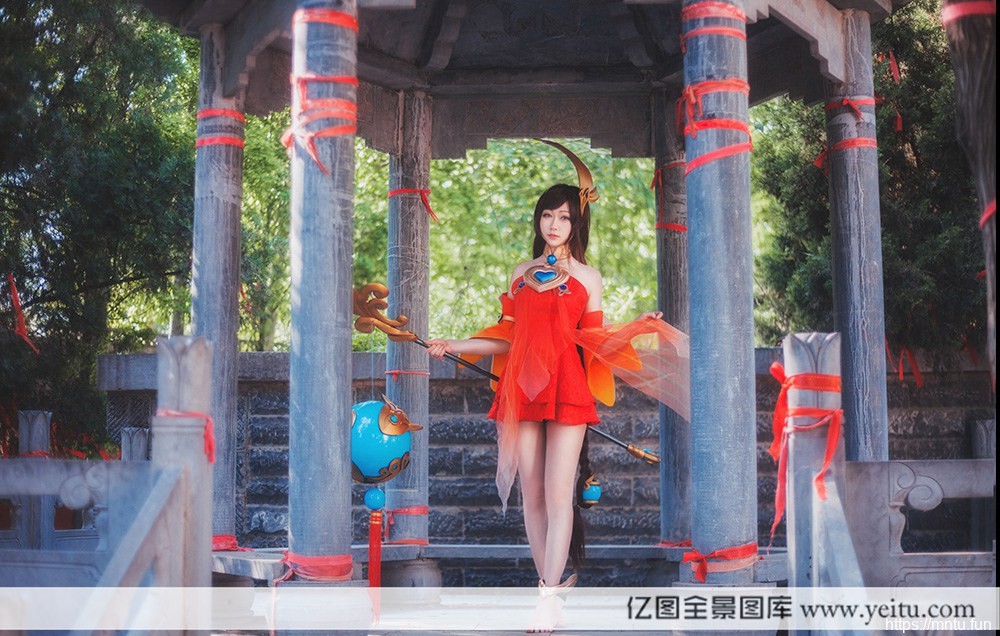清纯美女樱-Sakura演绎COSPLAY王者荣耀大乔