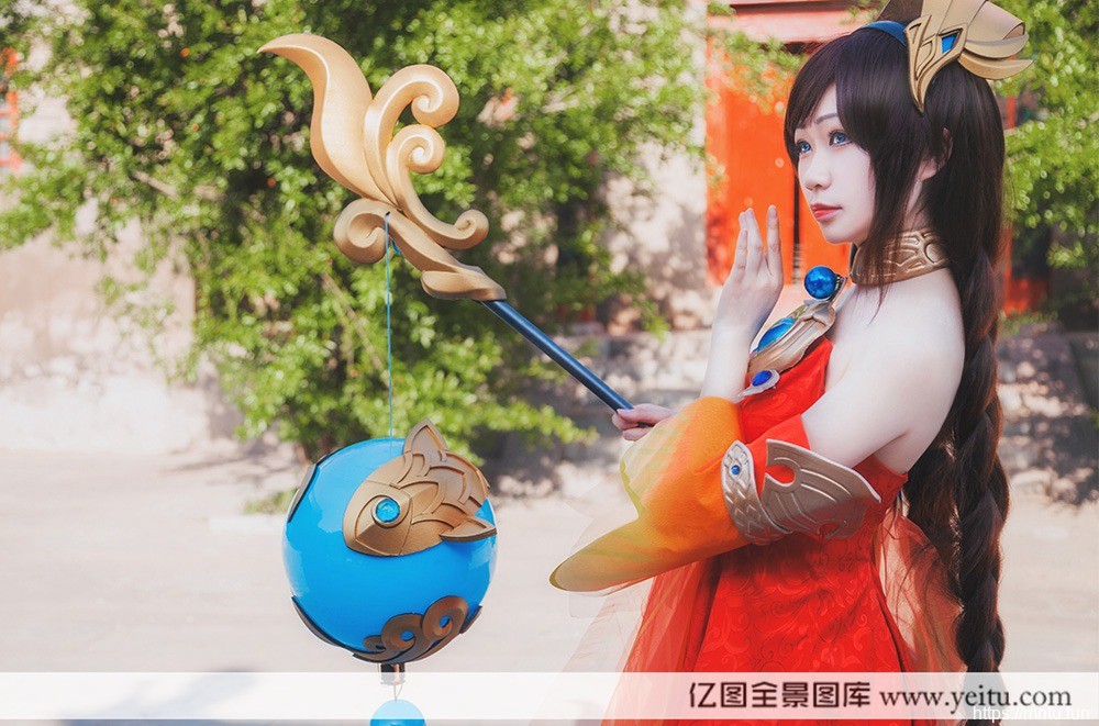 清纯美女樱-Sakura演绎COSPLAY王者荣耀大乔