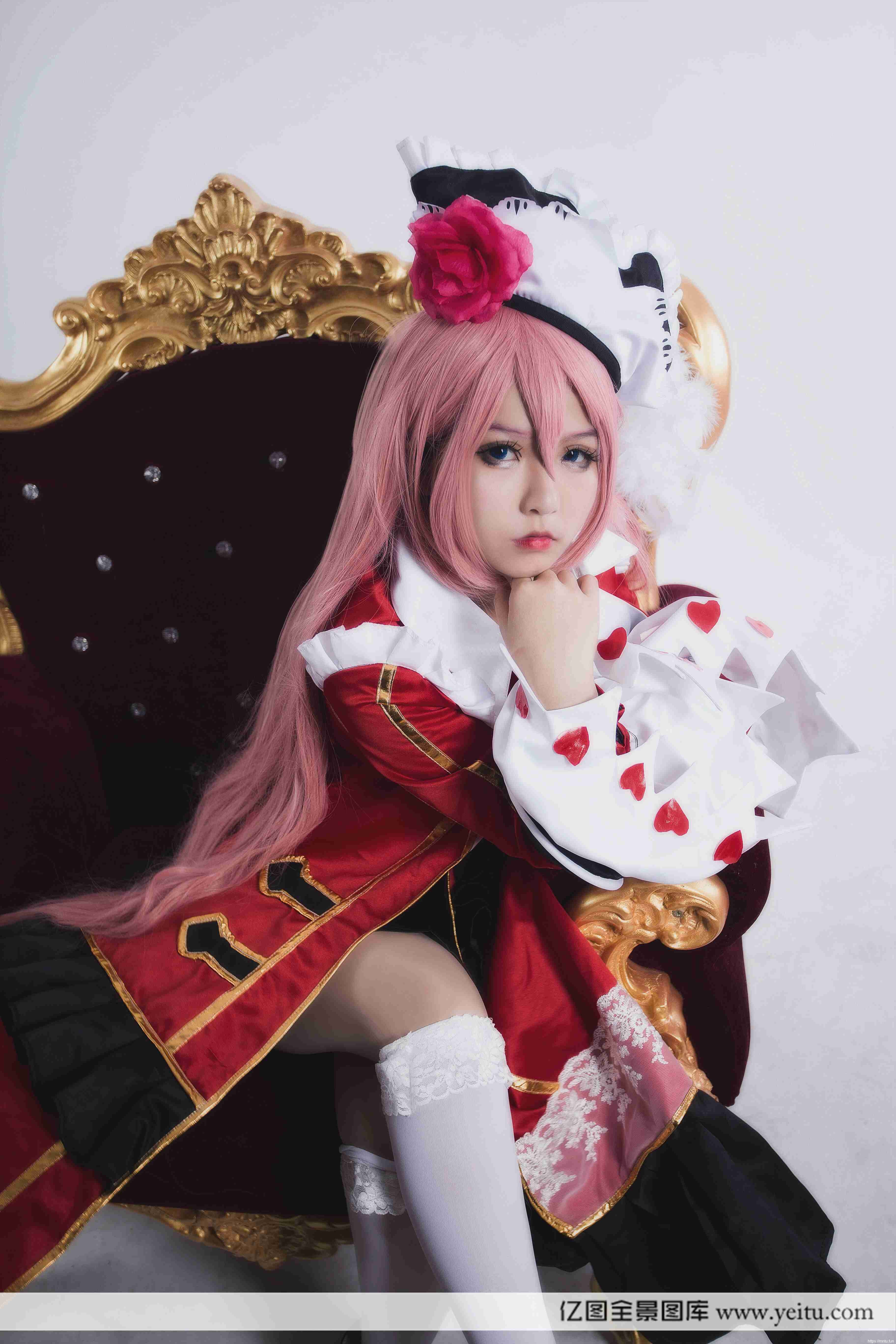 性感美女米糕子COSPLAY王者荣耀虞姬