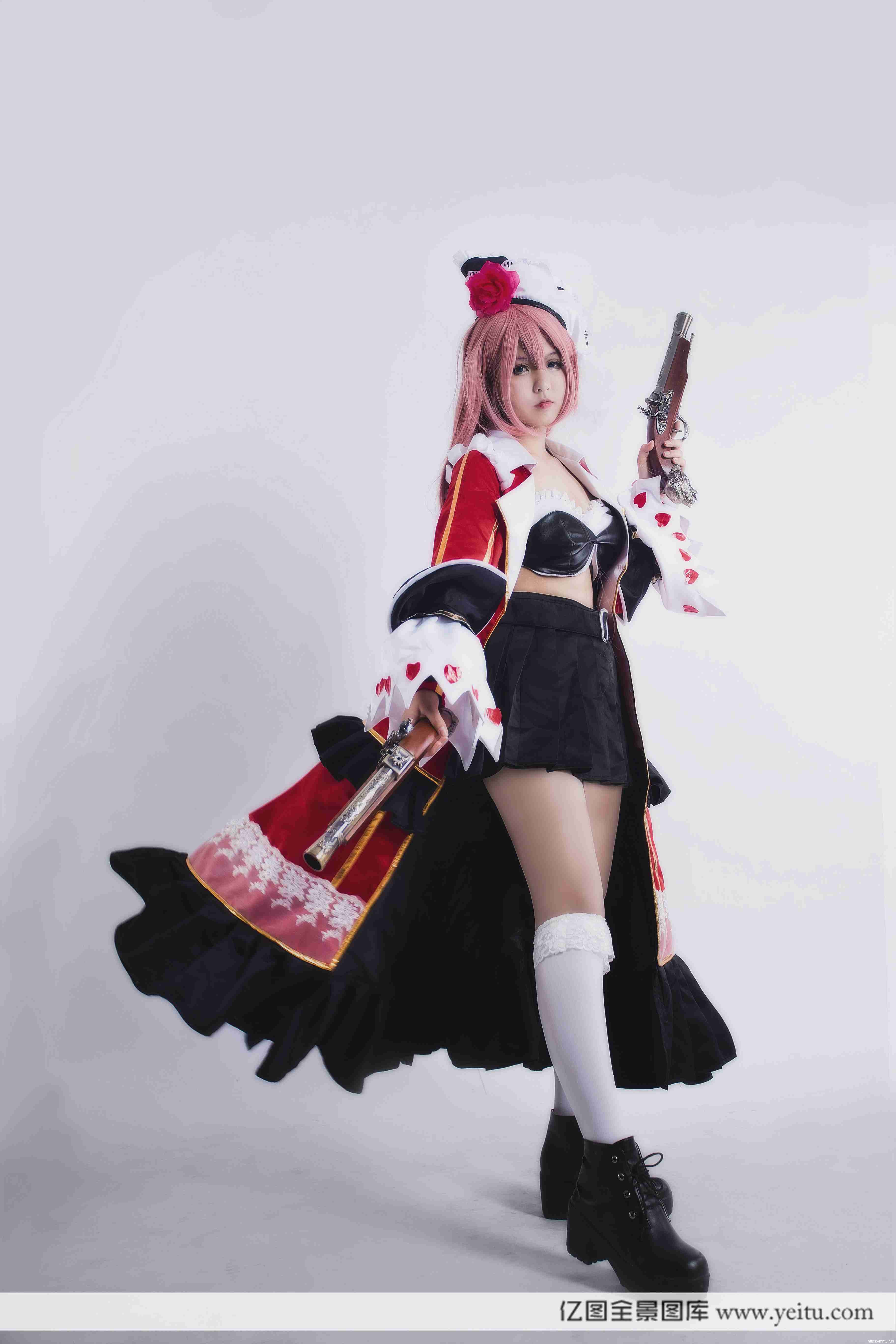 性感美女米糕子COSPLAY王者荣耀虞姬