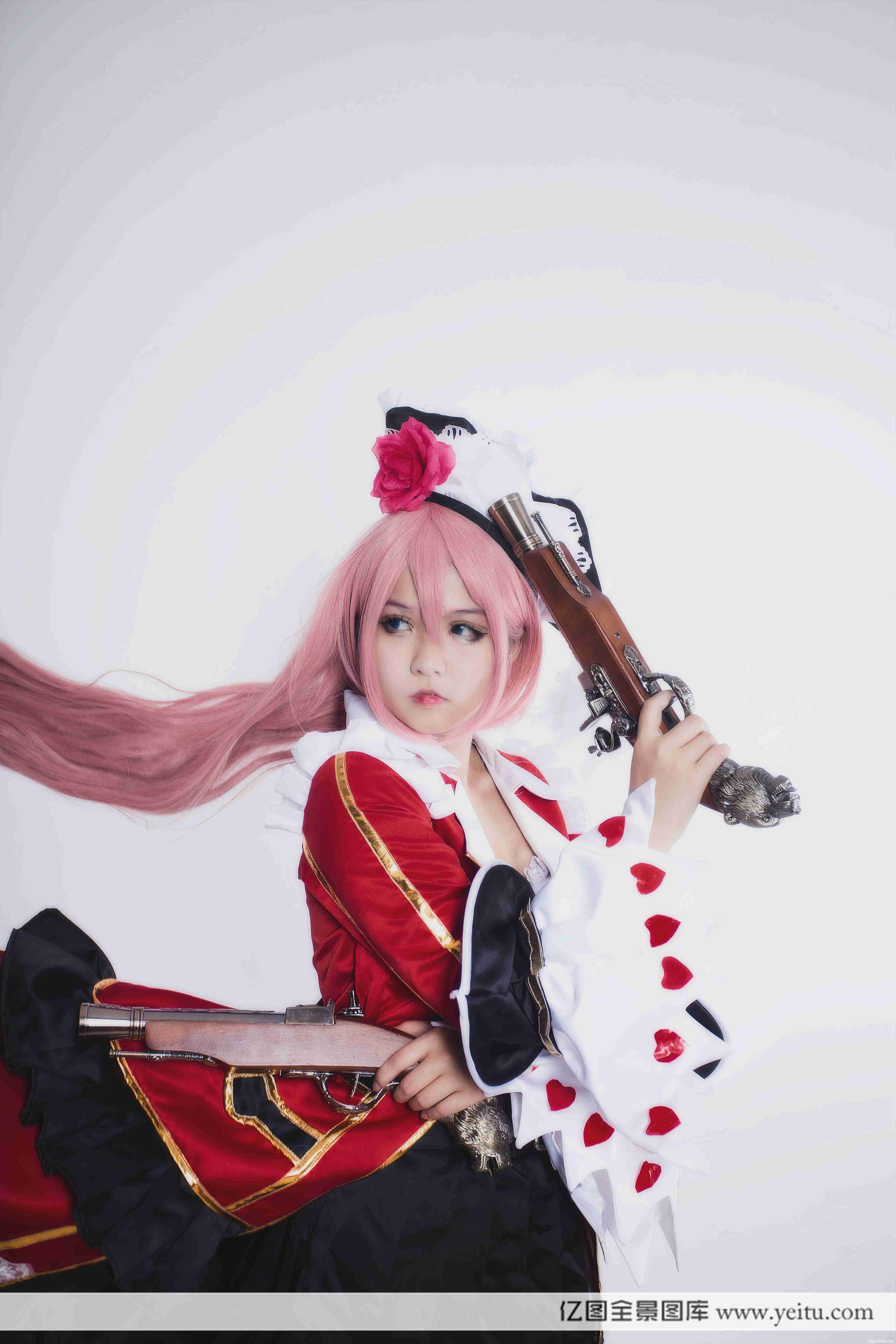 性感美女米糕子COSPLAY王者荣耀虞姬