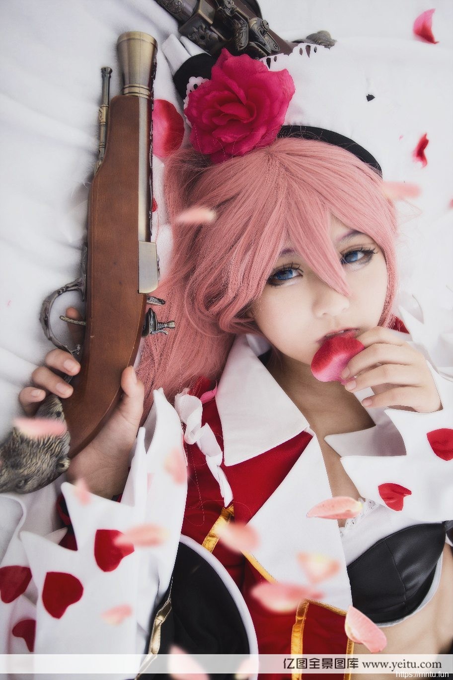 性感美女米糕子COSPLAY王者荣耀虞姬