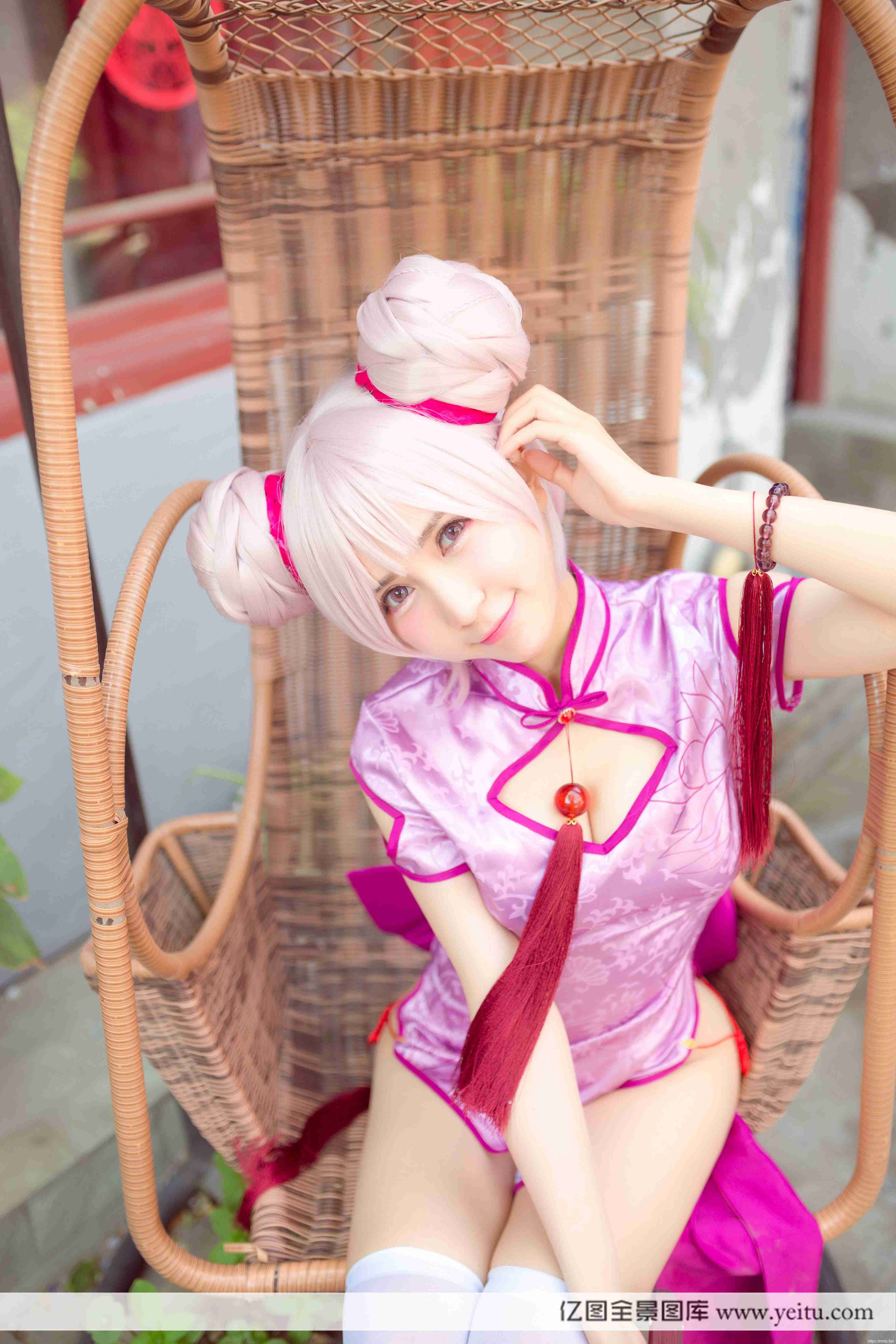 清纯萌妹子常飞飞COSPLAY王者荣耀小乔