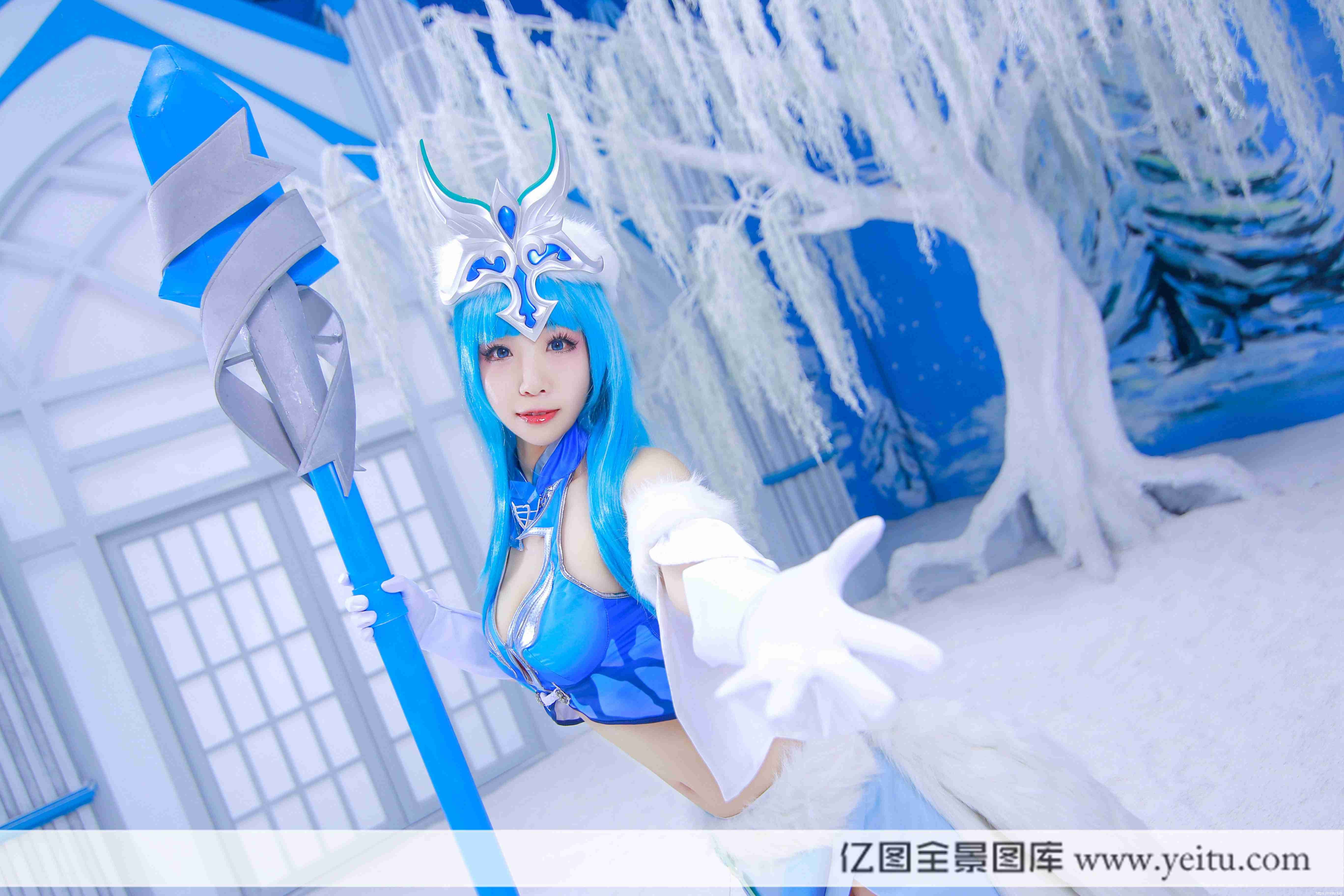 清纯学生妹GN洛子芥COSPLAY王者荣耀王昭君