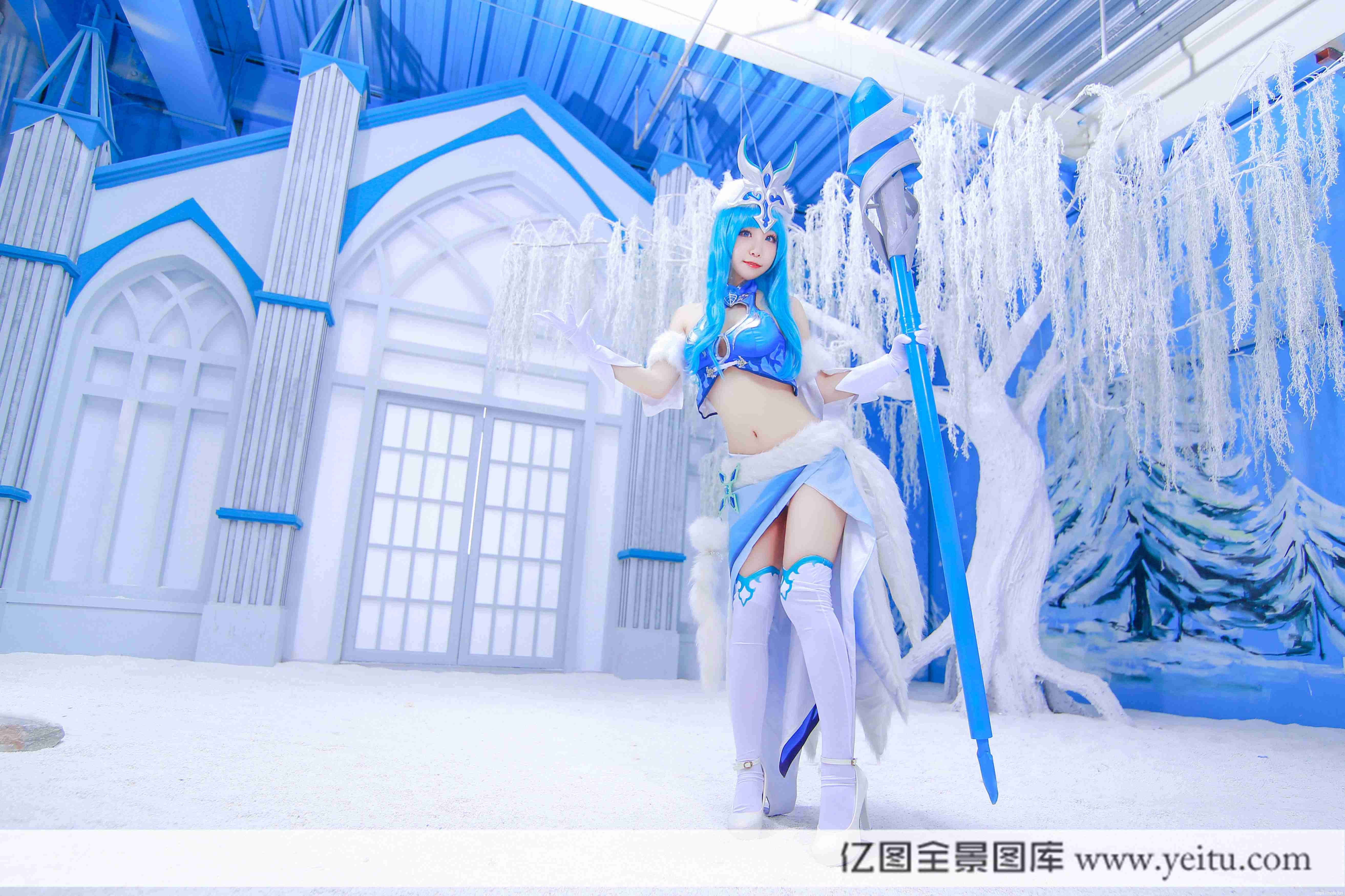 清纯学生妹GN洛子芥COSPLAY王者荣耀王昭君