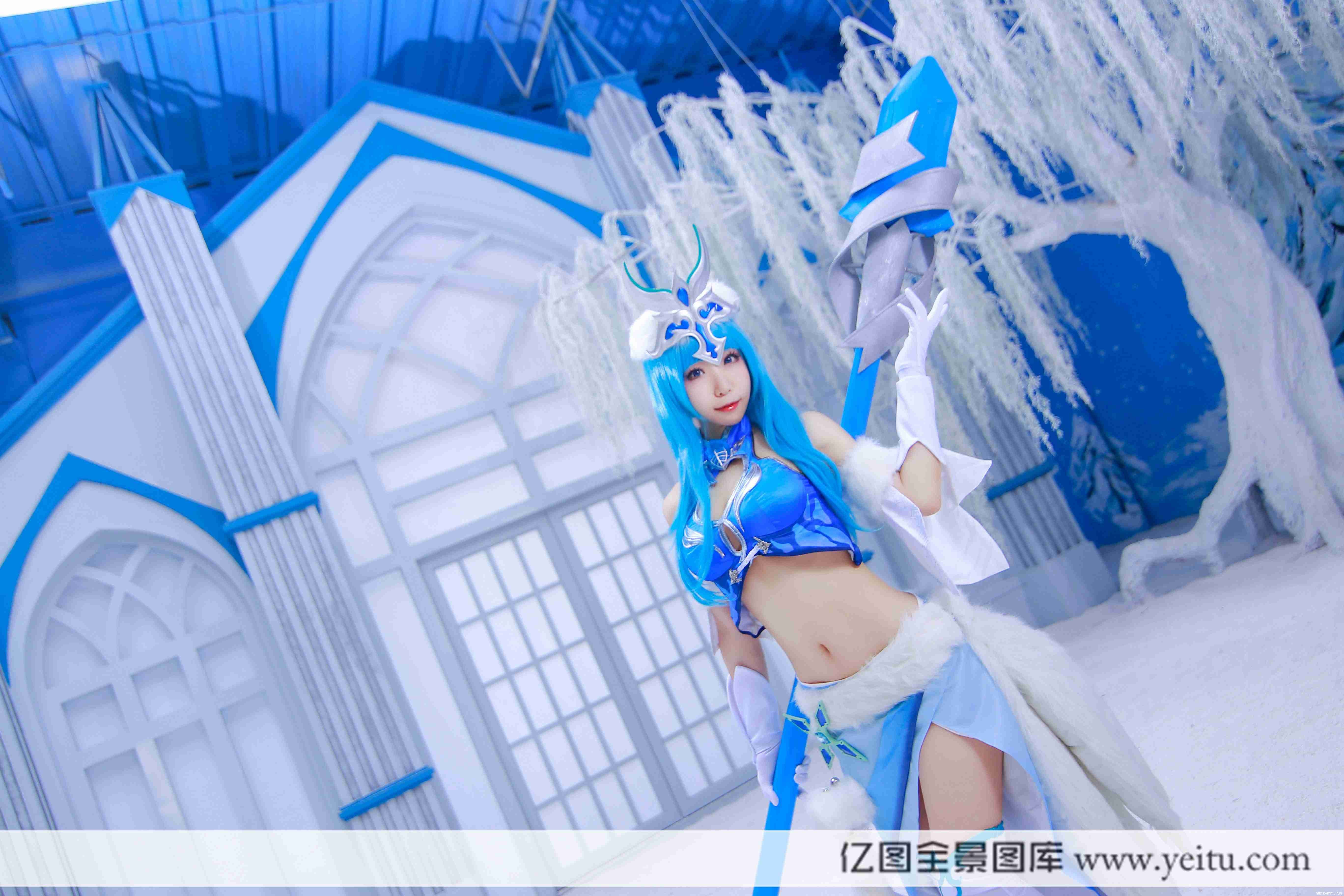 清纯学生妹GN洛子芥COSPLAY王者荣耀王昭君