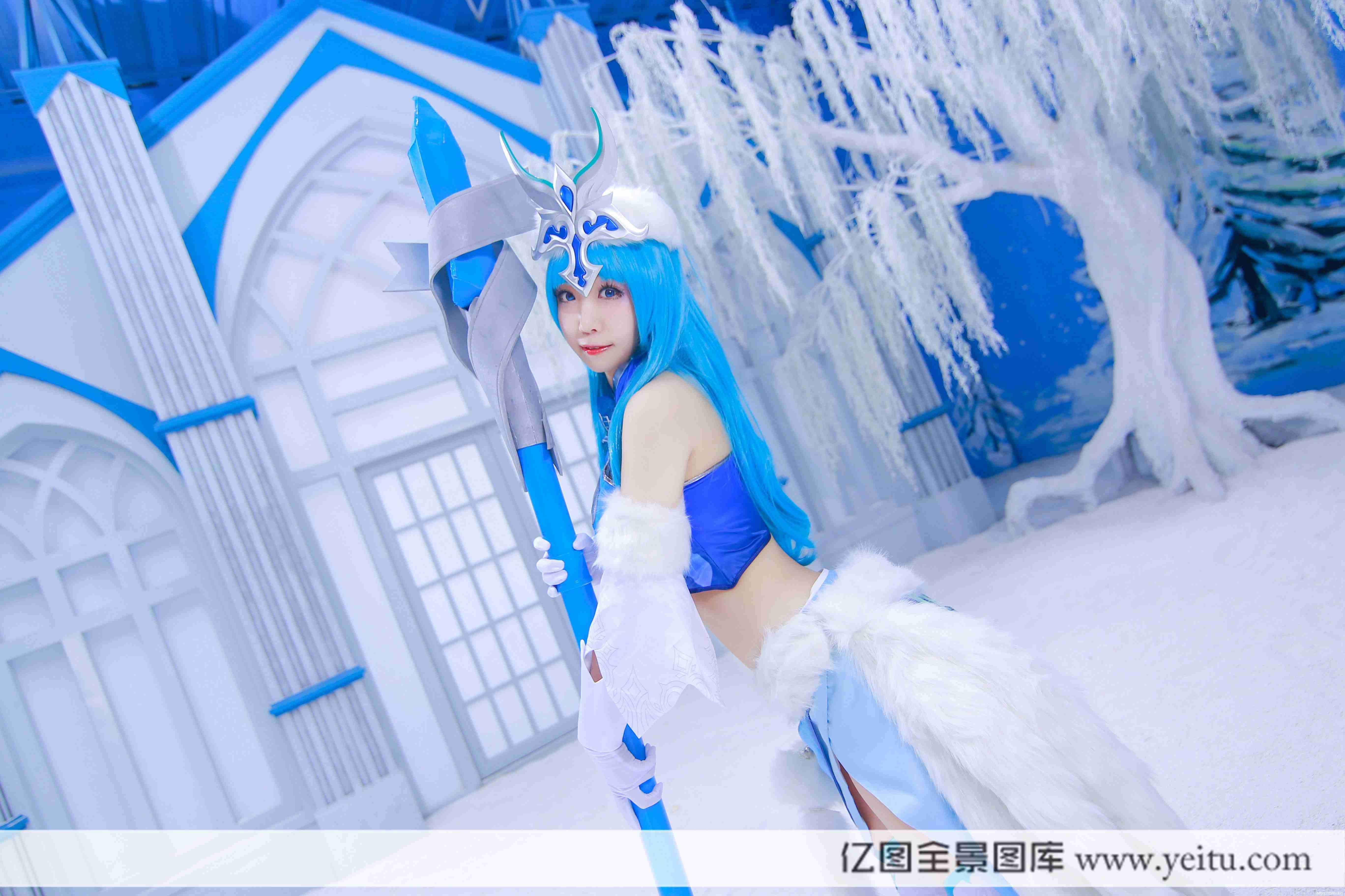 清纯学生妹GN洛子芥COSPLAY王者荣耀王昭君