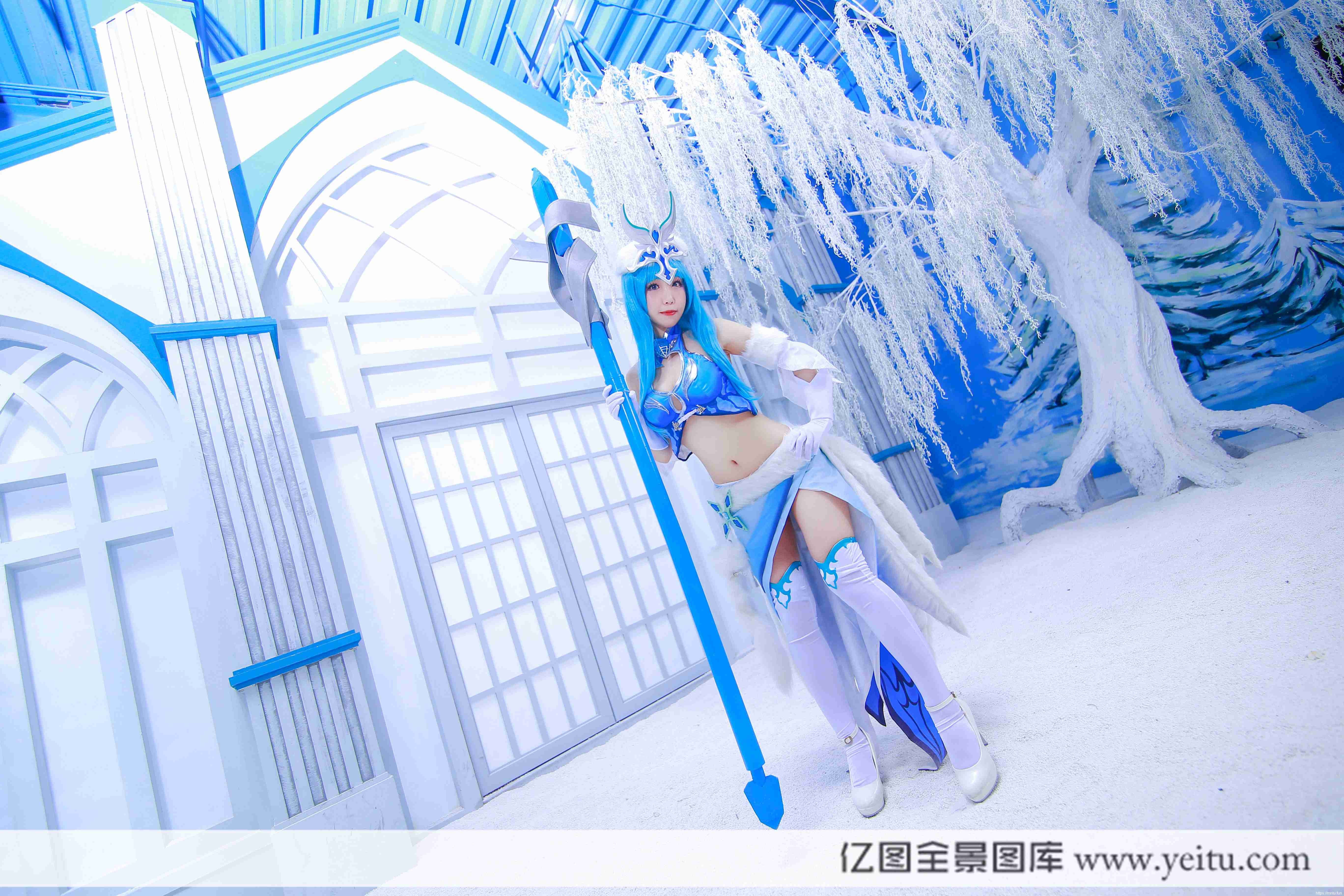 清纯学生妹GN洛子芥COSPLAY王者荣耀王昭君