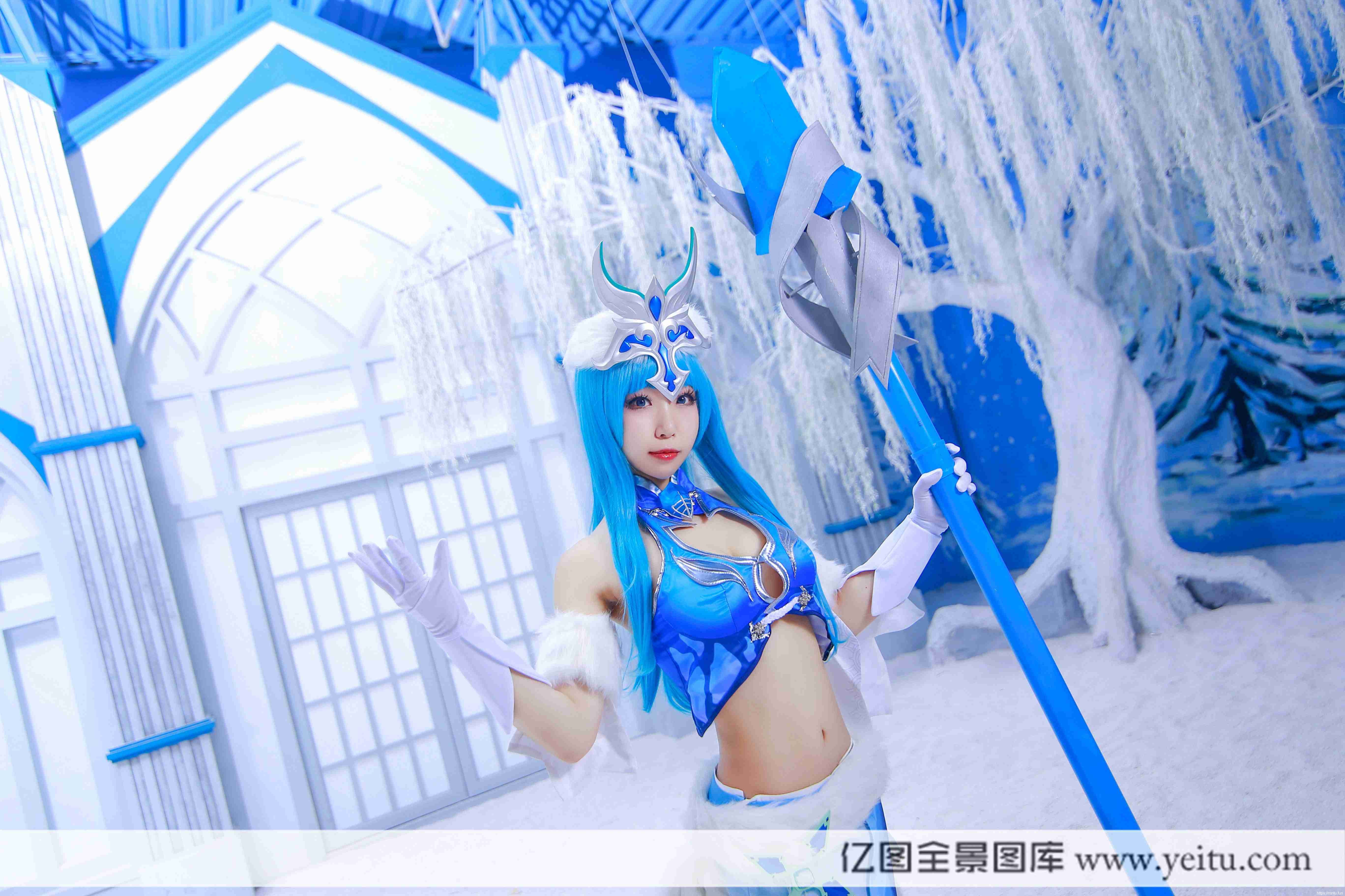清纯学生妹GN洛子芥COSPLAY王者荣耀王昭君
