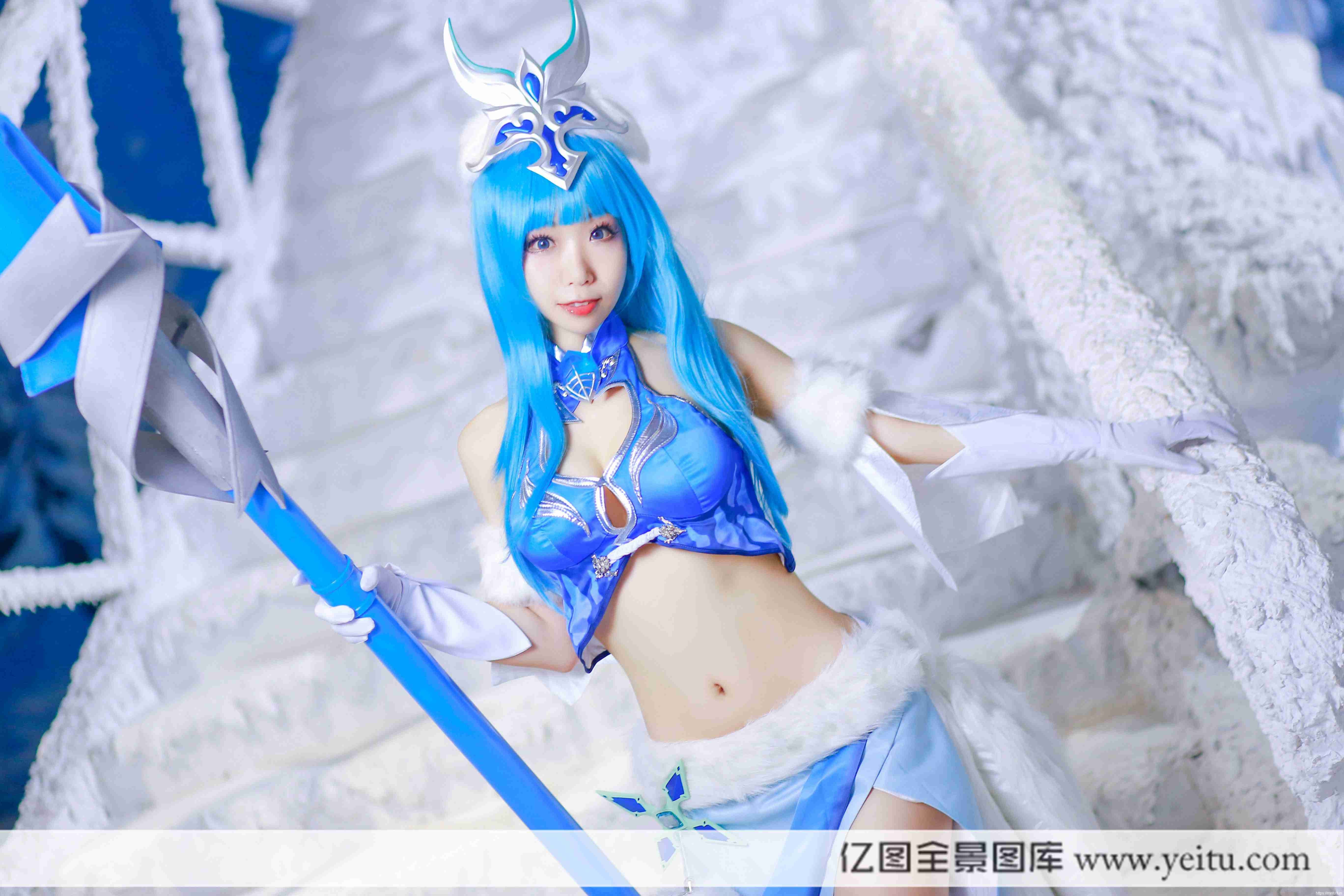 清纯学生妹GN洛子芥COSPLAY王者荣耀王昭君