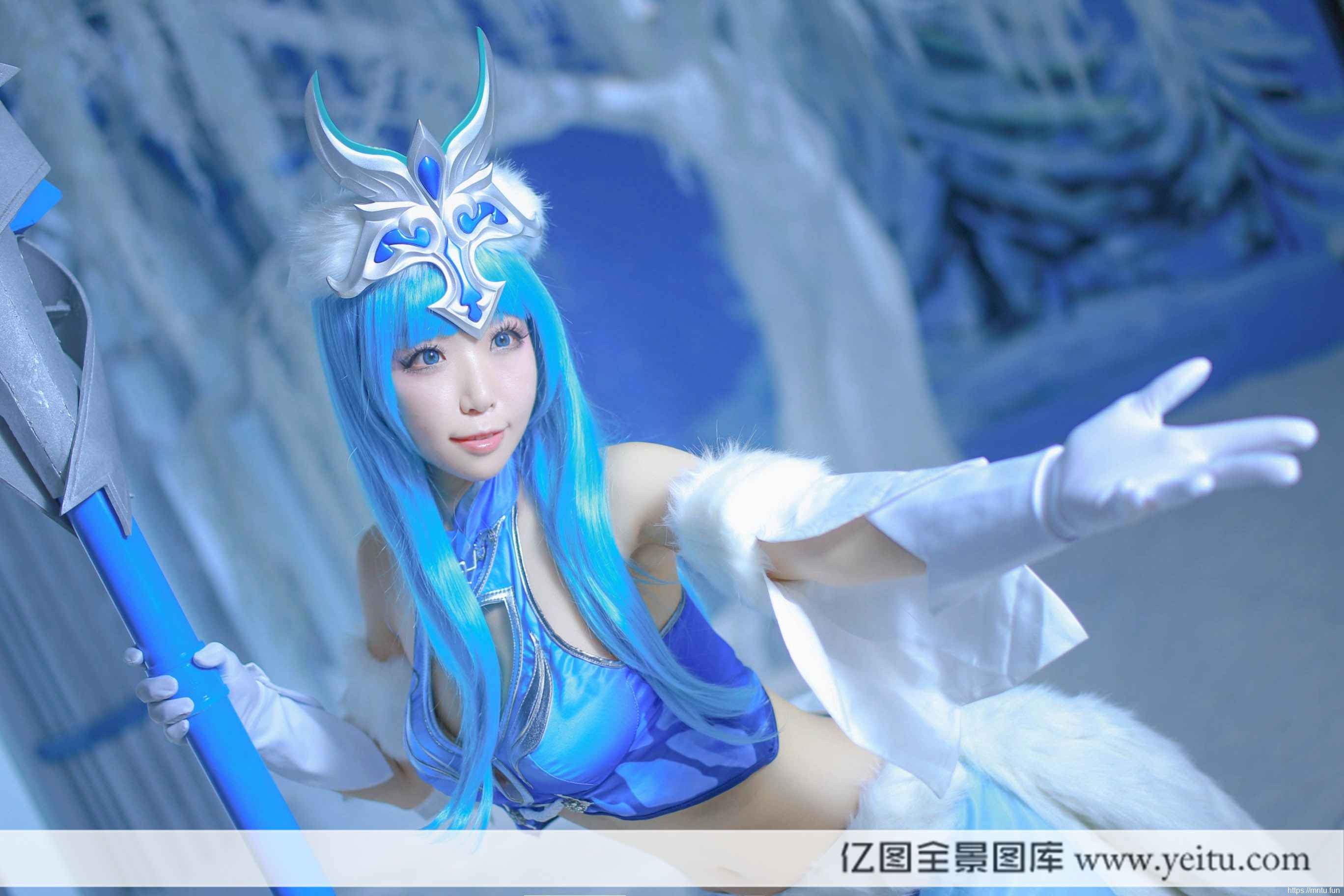清纯学生妹GN洛子芥COSPLAY王者荣耀王昭君