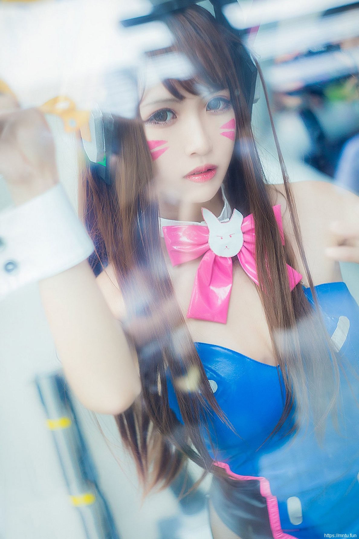 黑丝性感美女cosplay守望先锋Dva福利图片