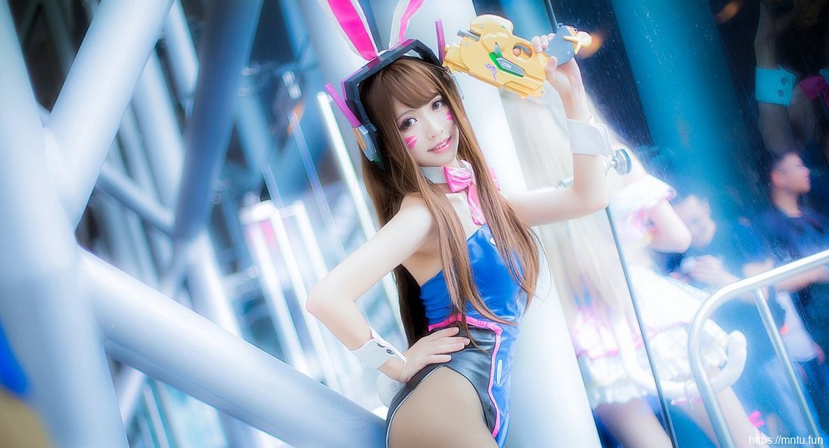 黑丝性感美女cosplay守望先锋Dva福利图片