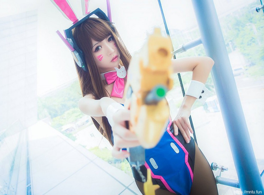 黑丝性感美女cosplay守望先锋Dva福利图片