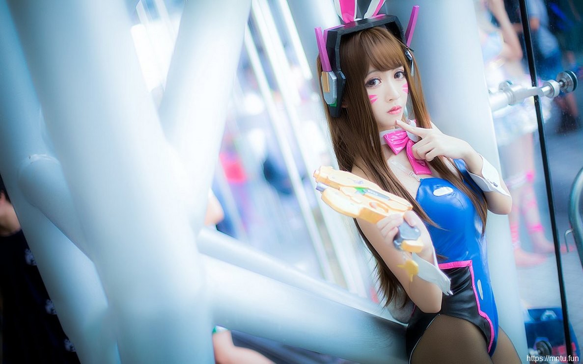 黑丝性感美女cosplay守望先锋Dva福利图片