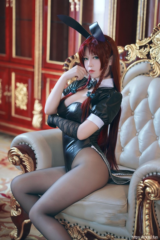 黑丝美腿兔女郎巨乳嫩模性感cosplay图片