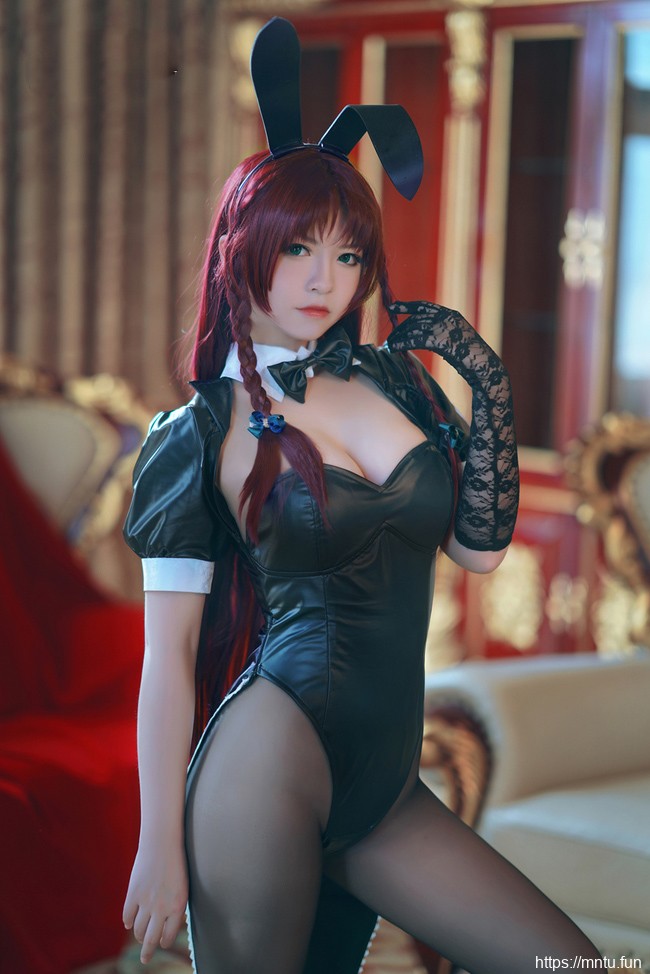 黑丝美腿兔女郎巨乳嫩模性感cosplay图片