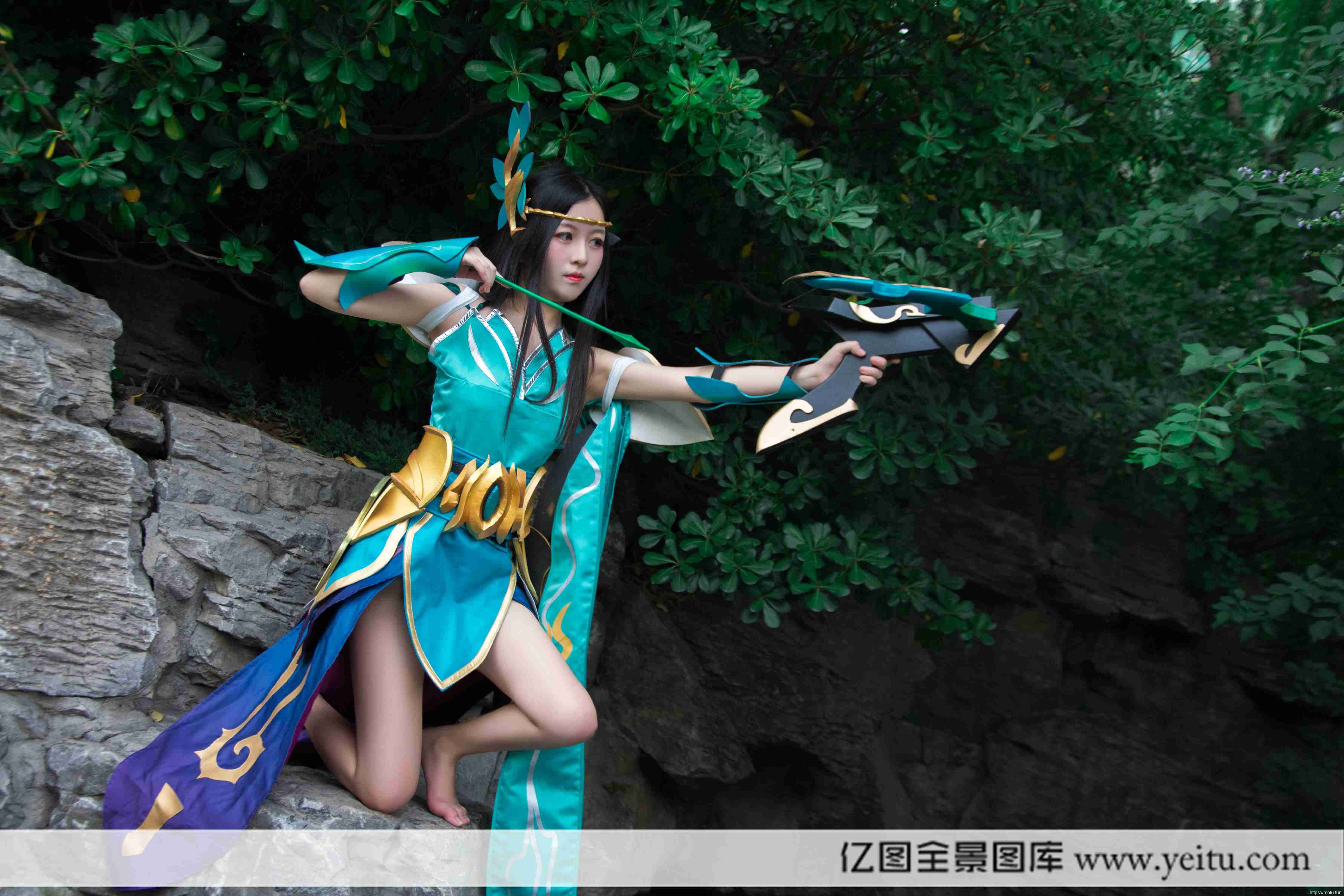 清纯美女细柳新蒲COSPLAY王者荣耀虞姬
