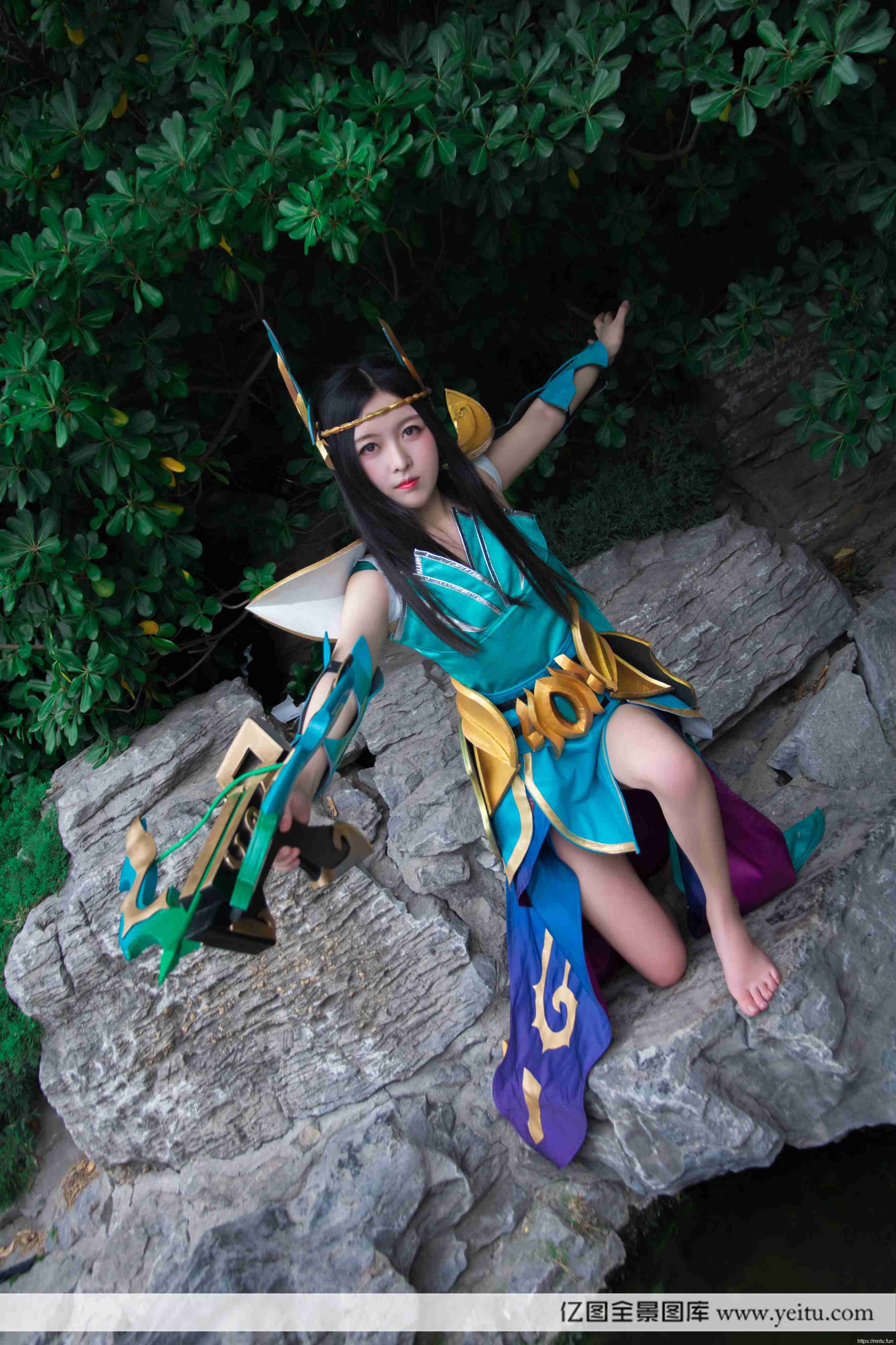 清纯美女细柳新蒲COSPLAY王者荣耀虞姬