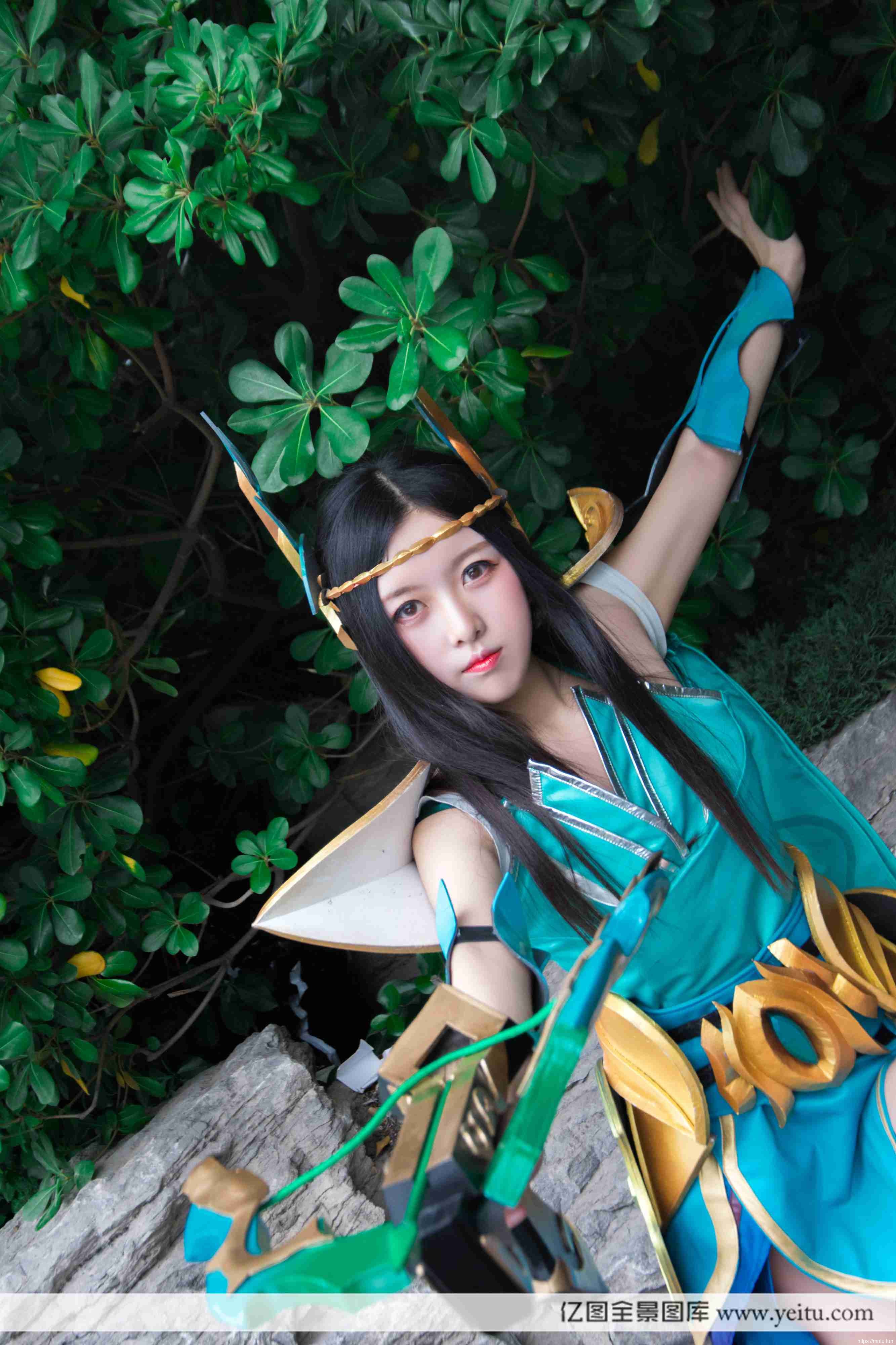清纯美女细柳新蒲COSPLAY王者荣耀虞姬