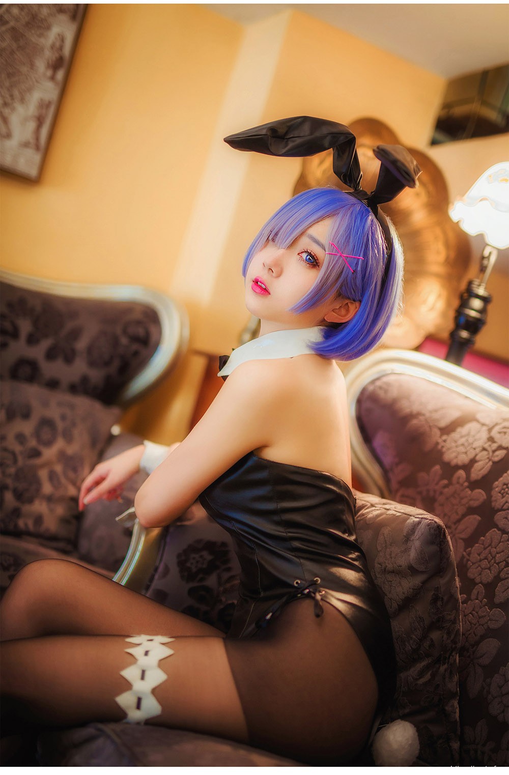 兔女郎cos黑丝美腿人体艺术诱惑写真图片