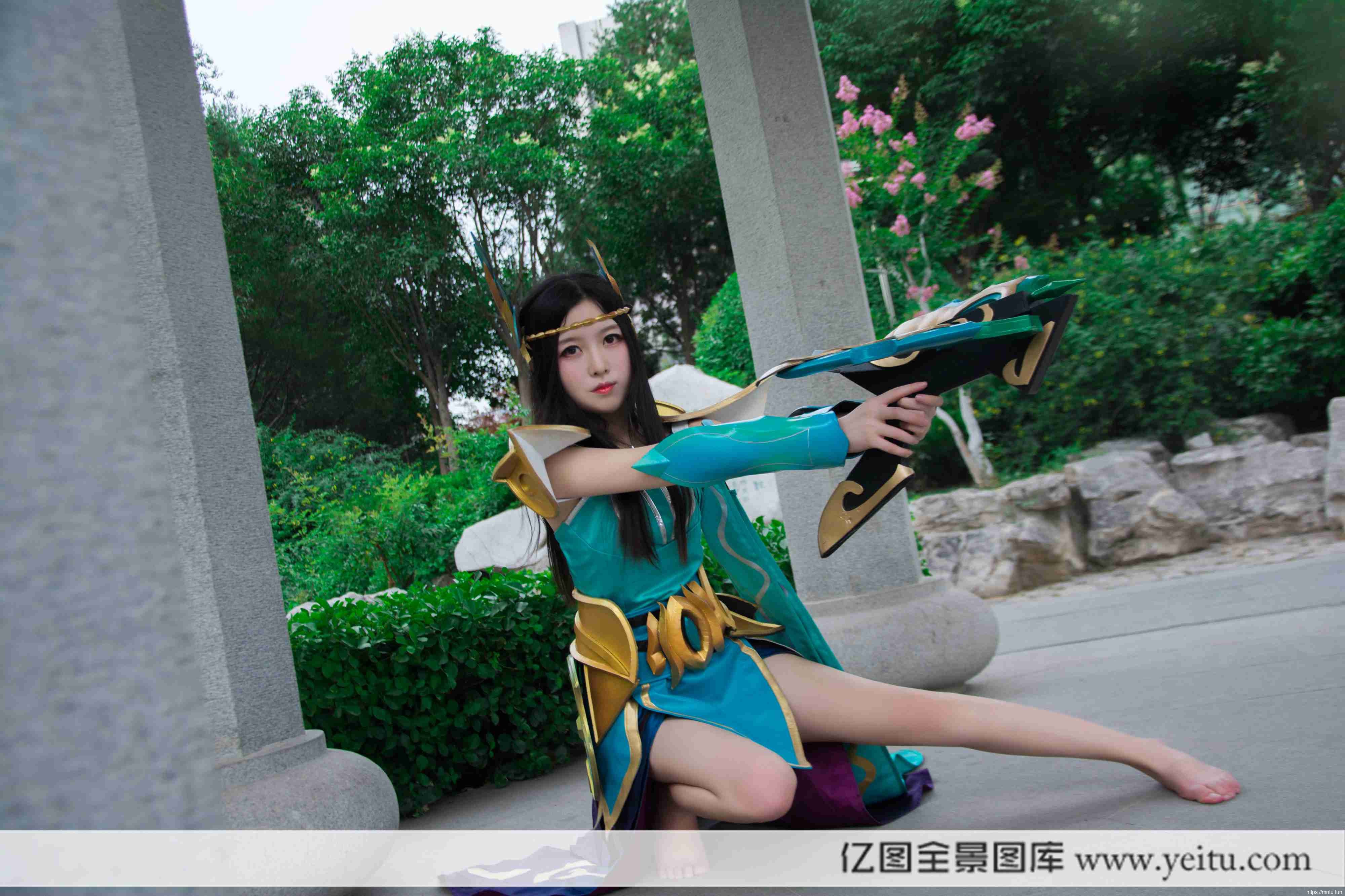 清纯美女细柳新蒲COSPLAY王者荣耀虞姬