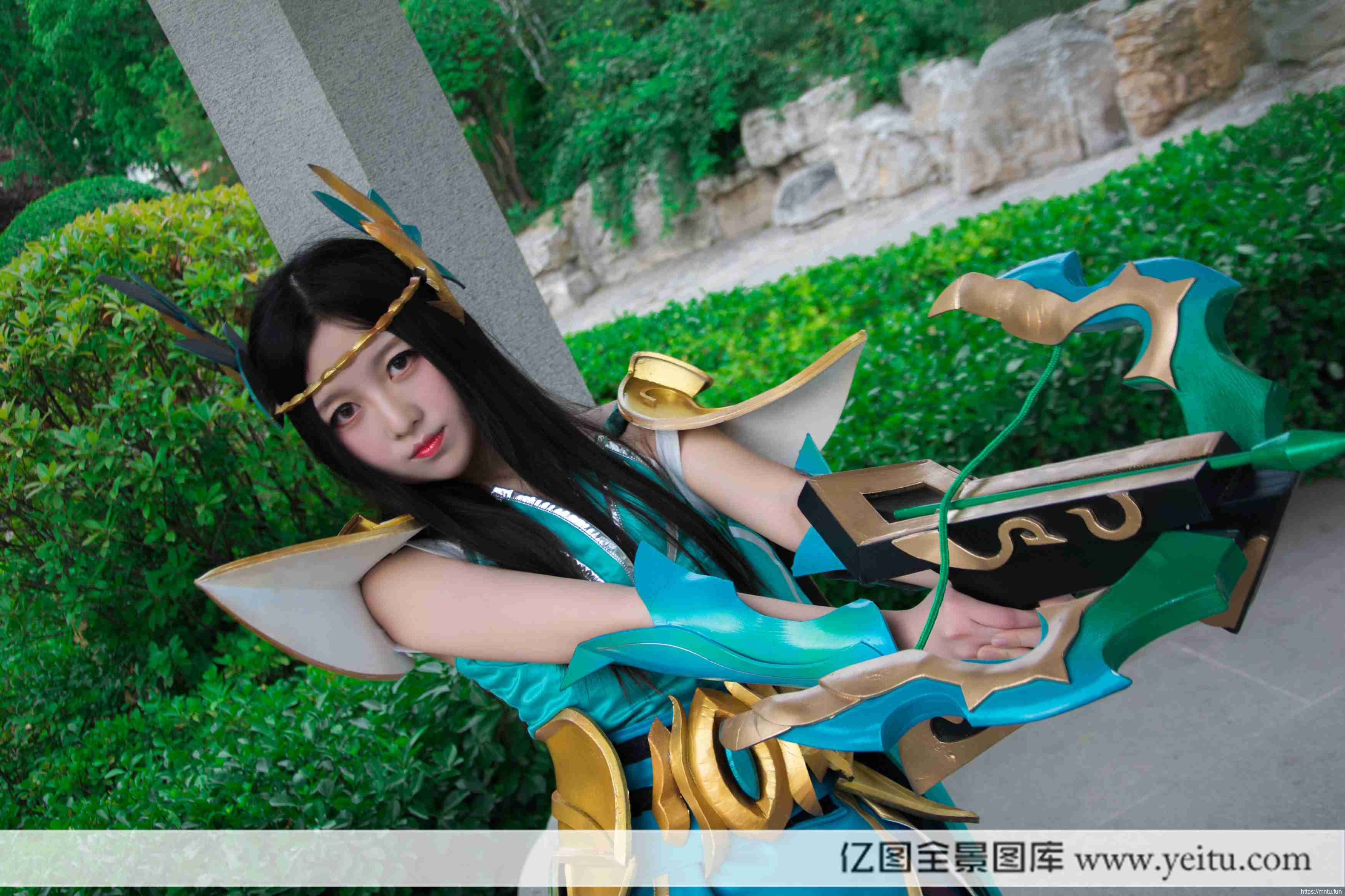 清纯美女细柳新蒲COSPLAY王者荣耀虞姬