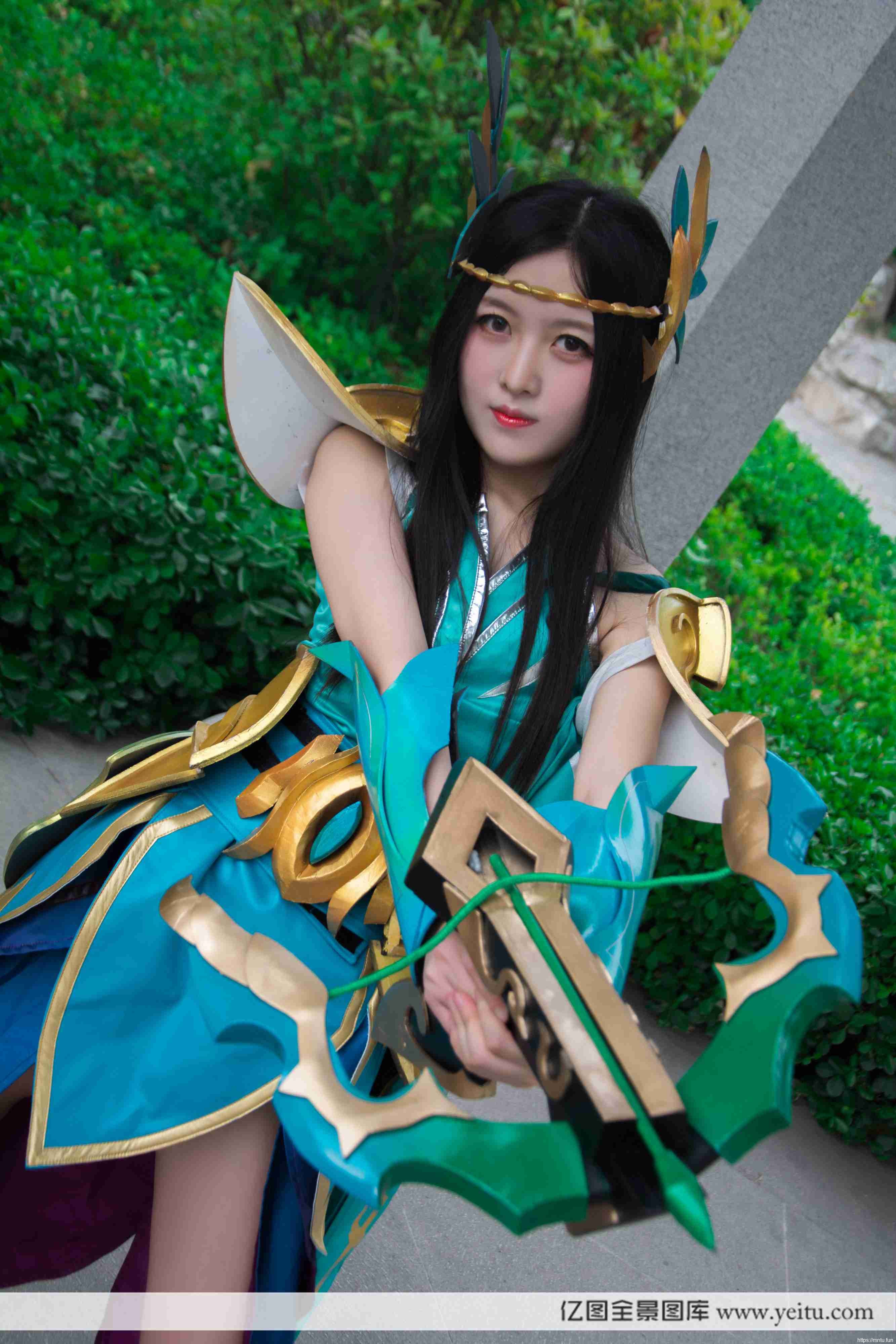 清纯美女细柳新蒲COSPLAY王者荣耀虞姬