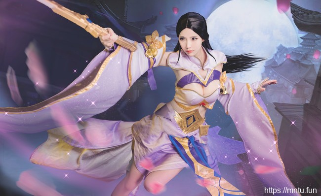 王者荣耀露娜紫霞仙子cosplay绝美写真高清图片