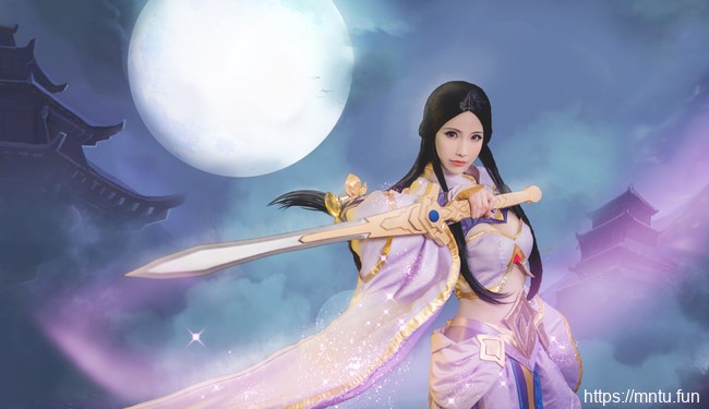 王者荣耀露娜紫霞仙子cosplay绝美写真高清图片