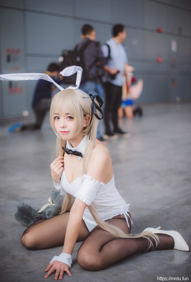 游戏美女春日野穹同人COS性感制服诱惑写真