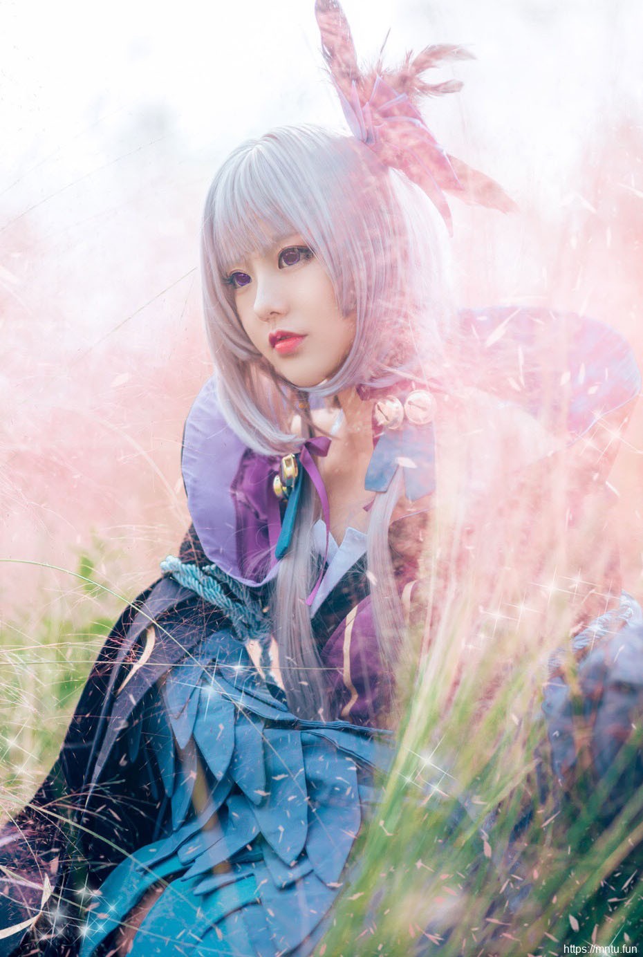 童颜美女Cosplay阴阳师以津真天性感图片