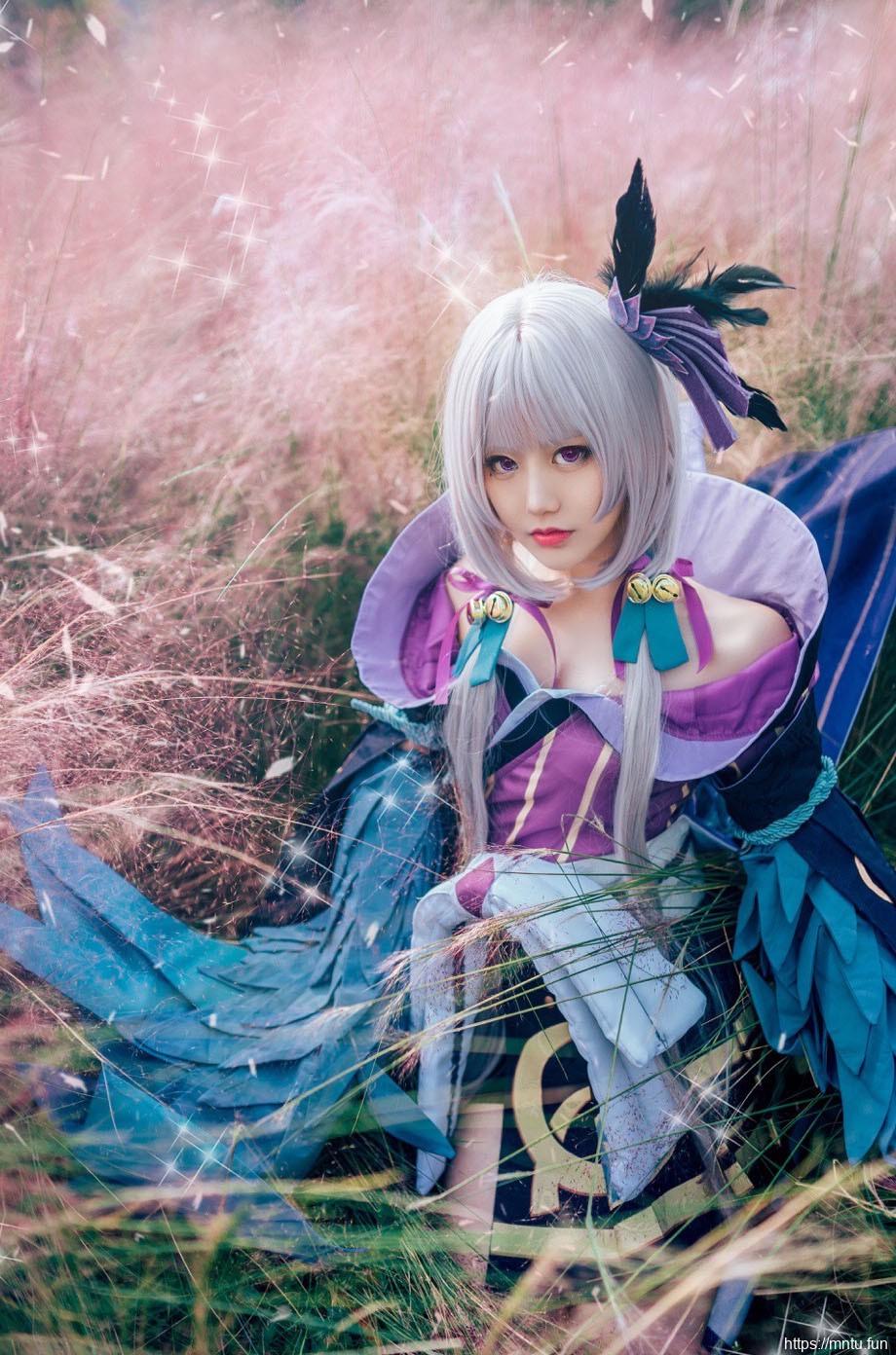 童颜美女Cosplay阴阳师以津真天性感图片