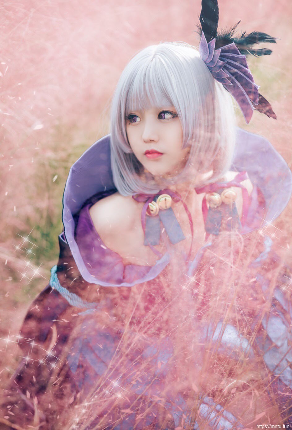 童颜美女Cosplay阴阳师以津真天性感图片