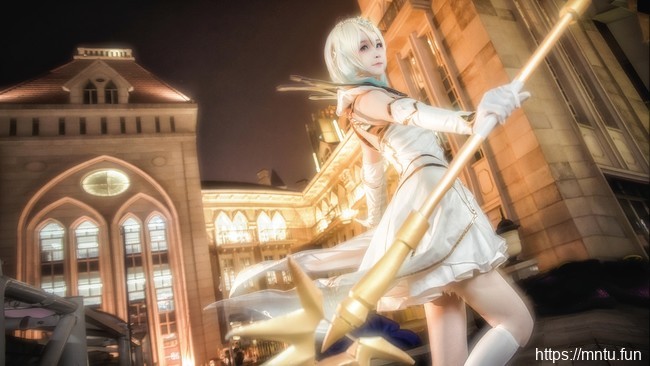 美女尤物cosplay英雄联盟光辉女郎拉克丝写真图片