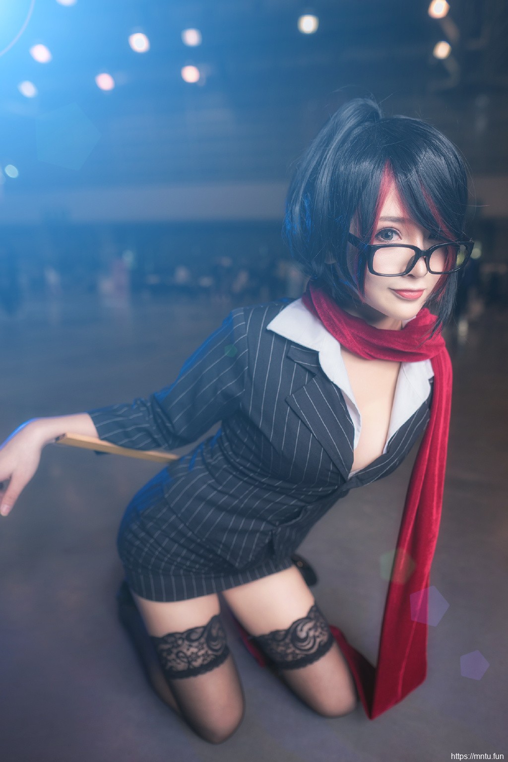 动漫展美女coser性感黑丝cos图片精选