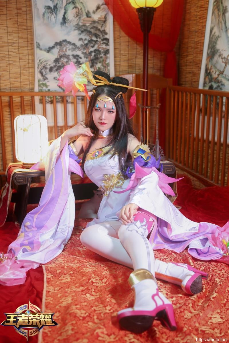 性感美女Jessica小注COS王者荣耀貂蝉绝世舞姬