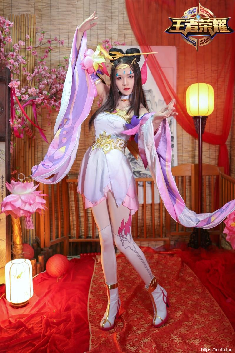 性感美女Jessica小注COS王者荣耀貂蝉绝世舞姬