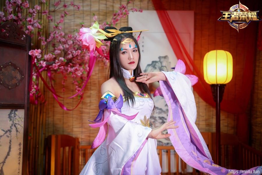 性感美女Jessica小注COS王者荣耀貂蝉绝世舞姬